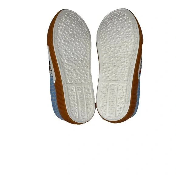 💙 Bluey Toddler Slip-On Sneakers by Ground Up Kids Size 11 - Picture 3 of 3